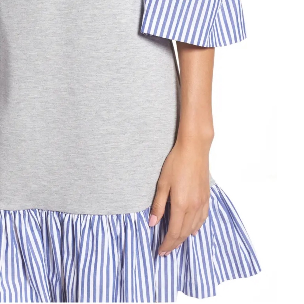 Eliza J Flounce Hem Sweatshirt Dress - Picture 5 of 11